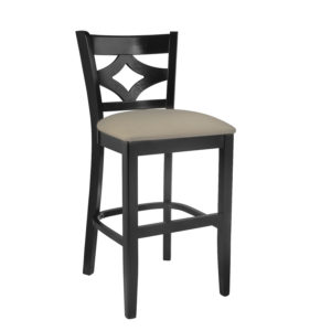Curtain Back Counter Stool