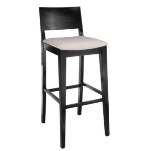 Bazil Barstool with upholstered seat